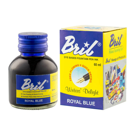 Tinta para Caneta Tinteiro Bril Azul Real 60ml