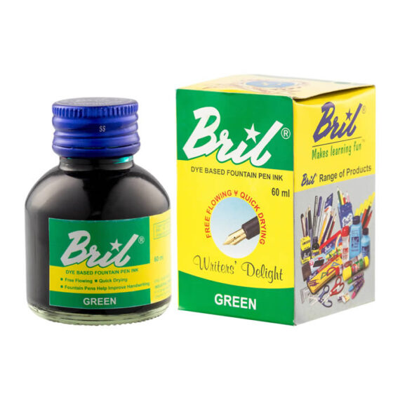 Tinta para Caneta Tinteiro Bril Verde 60ml